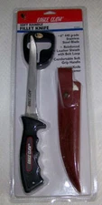 Soft Handle Filet Knife w/ Leather Sheath