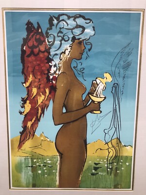 Salvador Dali “Love's Promises” Lithograph / Trilogy Of Love 1976