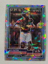 JACK PAYTON 2023 Panini USA Baseball Stars & Stripes CRACKED ICE PRIZM # 19/23