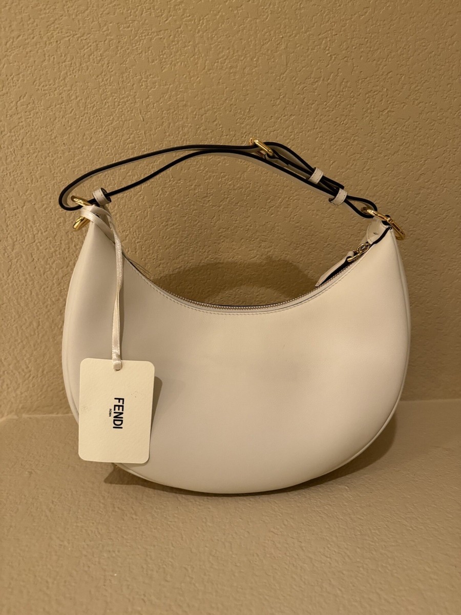 ★関税込★FENDI★Fendigraphy Small Bag Leather White★ Fendi Fendigraphy Hobo Bag Small White Leather | eBay