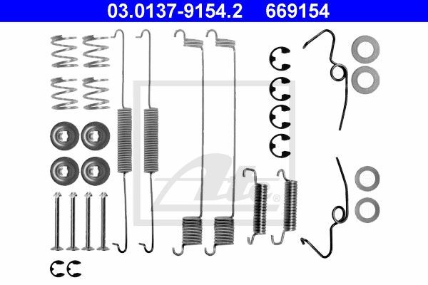 Mâchoire de frein Ford Transit kit accessoires tambour autobus 2.0