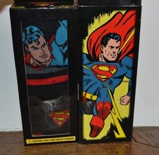 SUPERMAN Boxed Set of 3 Men's Crew Socks Size 10-13 Shoe Size 6-12 Licensed DC