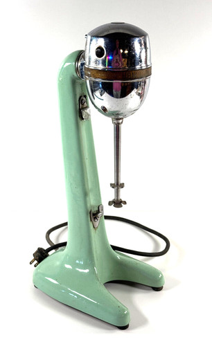 vtg Hamilton Beach Milkshake Blender Mixer diner 30 restaurant REPAIR green