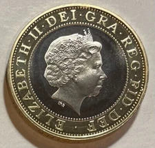 Great Britain 2 Pounds 2005 - British Industry from Iron Age to Today - Proof