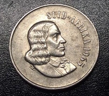 1965 South Africa African Legend   10 Cents As Shown