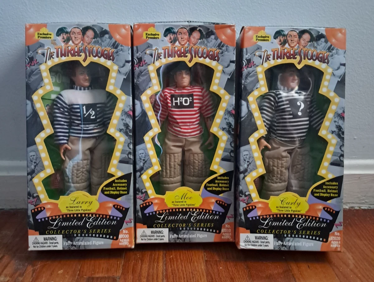 The Three Stooges Cartoon & TV Character Action Figures with