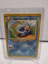 Light Vaporeon 52/105 Uncommon Neo Destiny Pokemon NM-LP Lightly Played SEE PICS on eBay