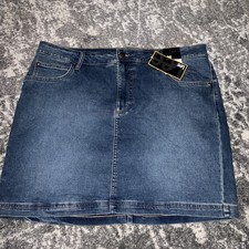 Lee Jeans Wild Charge Skort, Size 8 Logo New With Tags