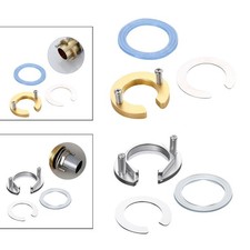 C Type Kitchen Tap Fixing Nut Set ID 1.2inch Sturdy Multipurpose for Household