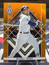 2025 Topps Transcendent - #61 Sammy Sosa True Orange Refractor 19/25 - Cubs