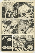 1982 DC Comics WORLD'S FINEST #282 pg.3 HAWKMAN Original Art CARMINE INFANTINO