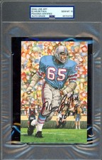 Elvin Bethea Gem Mint 10 PSA DNA Signed Goal Line Art Card GLAC Autograph HOF 03
