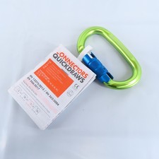  2C446 OVAL ALUMINUM CARABINER TRIPLE ACTION LOCK L'EEKHOORN by CLIMBING TECHNOL