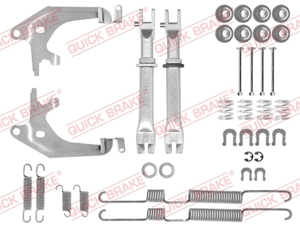Quick Brake ZubehöRsatz Bremsbacken 105-0698S FüR Vw Taro 4X4 Toyota Hilux 5 Up-image