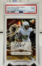 2024 Wild Card Sweet AU-LGT-RNB-Black 2 1/1 Travis Hunter Autograph PSA 9 🔥