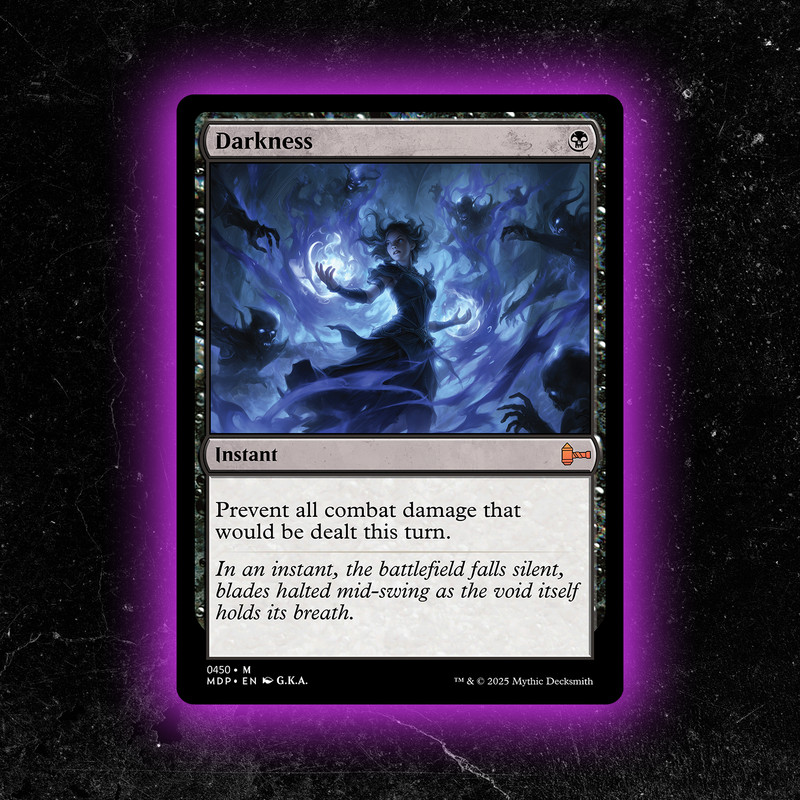 Darkness - Custom MTG Card - High-Quality