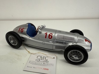 1/18 CMC Mercedes Benz W165 De Grose Sieger von Tripolis (silber #16) 734/2000