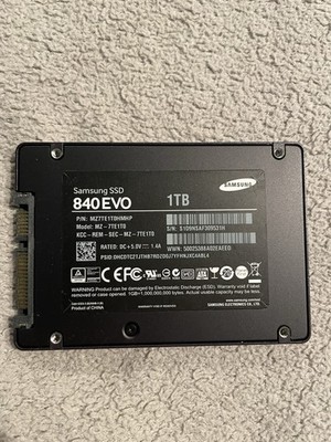 Samsung SSD 840 EVO 1TB SSD 2.5'' SATAIII MZ-7TE1T0 MZ-7TE1T0HMHP