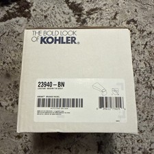 KOHLER K-23940-BN Luxstone Modern Tub Spout, Vibrant Brushed Nickel Solid Metal