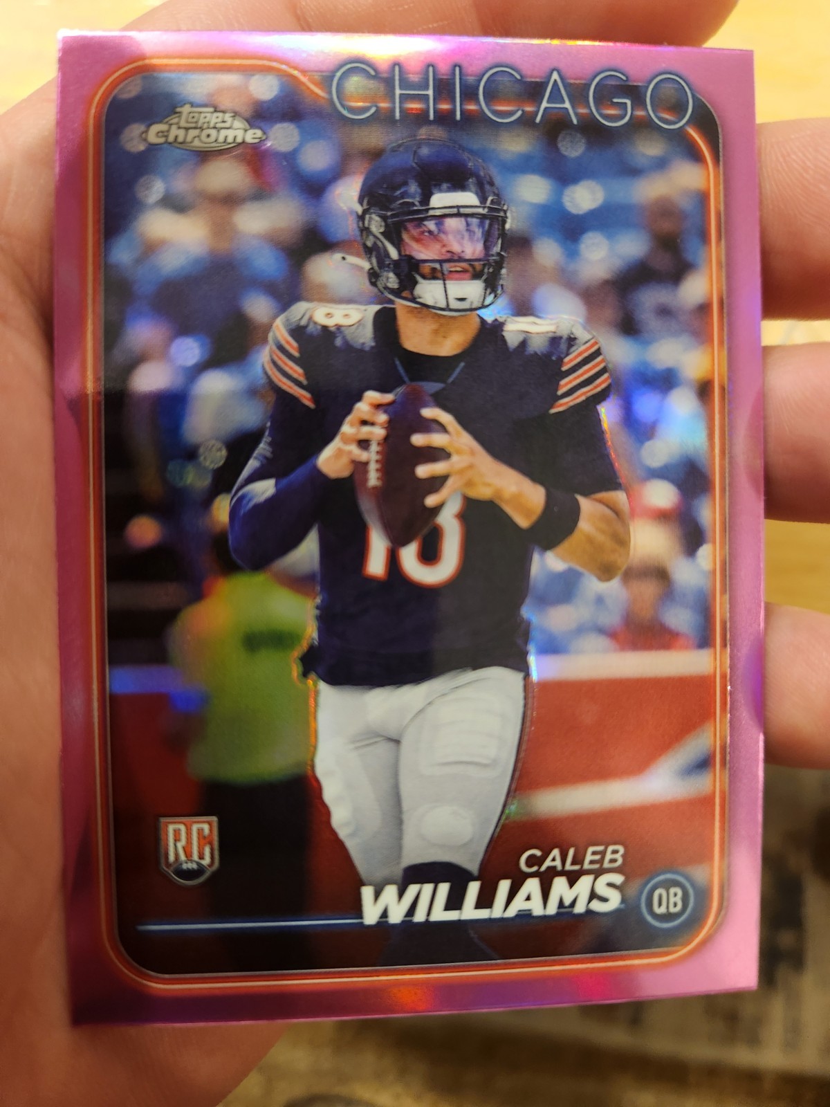 2024 Topps Chrome - Rookies Caleb Williams #202 Pink Refractor (RC) Mint!!