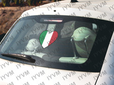 Italy Flag Heart Sticker Decal