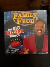 Family Feud The Big Buzzer Edition Board Game By Spin Master Games New Sealed!