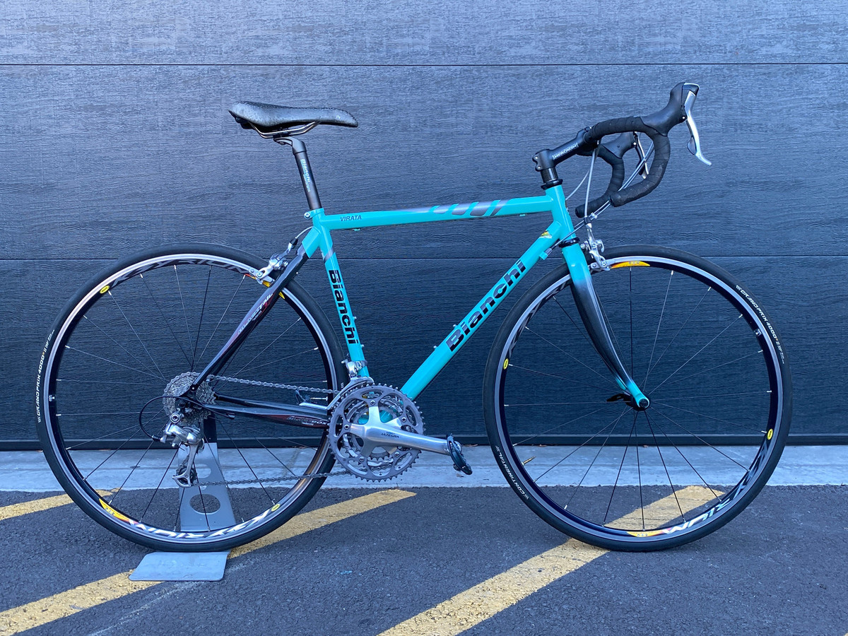 Bianchi Virata Dedacciai Steel and Carbon Road Bike 53cm | eBay Bianchi Virata Dedacciai Steel and Carbon Road Bike 53cm | eBay