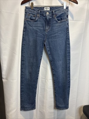 Agolde Jeans Straight Leg Ankle Mid Rise Wilder Women Size 26 Blue