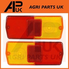 2x Rear Brake Light Lamp Lens for Ford New Holland 5610 6610 7610 7810 Tractor