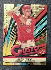 Marketplace image: 2025 Topps Finest GUSTO Mike Trout SUPERFRACTOR 1/1 💎 Angels SSP 1/1 🔥🔥🔥