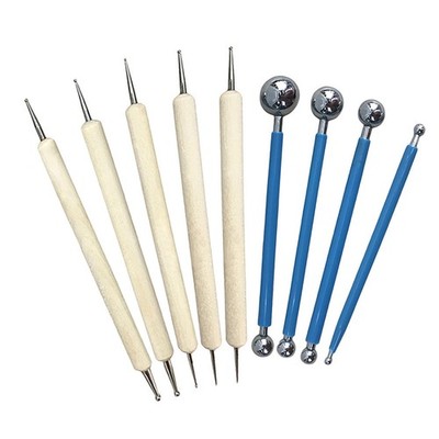 9 Pcs Pottery Craft Tools Ceramic Modeling Clay Modelling Texture