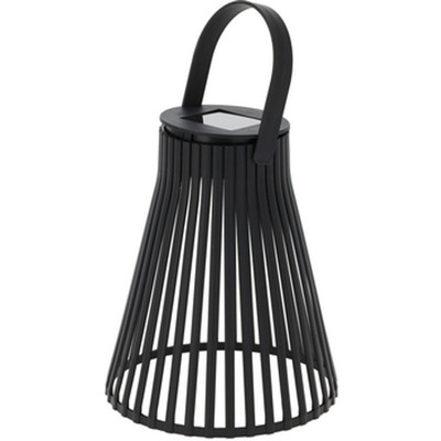 8721037333436 Latarnia solarna wysokość 14cm czarna Koopman International B.V