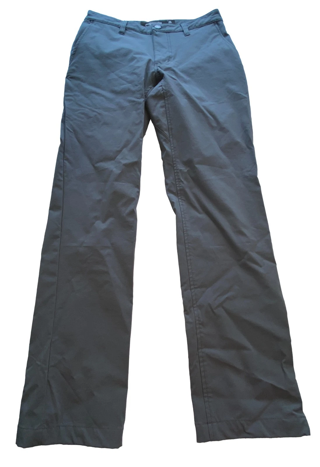 Mountain Khakis Pants Men’s 28x30 Waterrock Modern Fit Gray Nylon Gorpcore LTWT