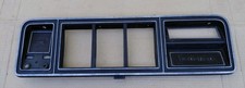 73-79 Ford Truck Radio Delete Instrument Cluster Bezel Base Model Black Oem F150