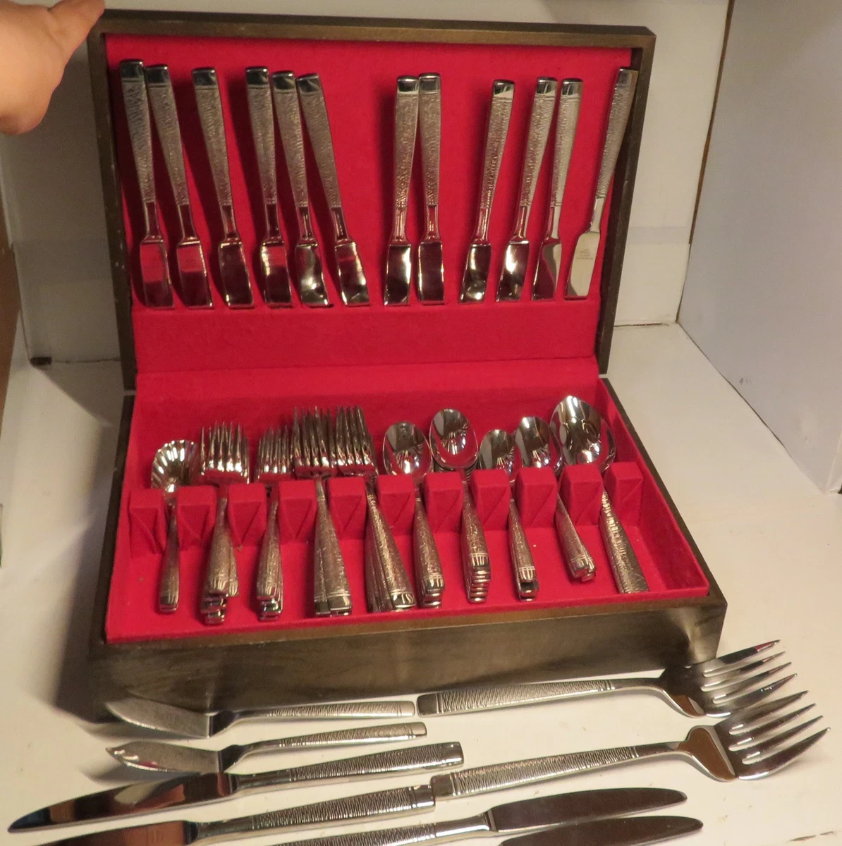 Reed & Barton Set with Serving Piece Flatware Sets for sale | eBay