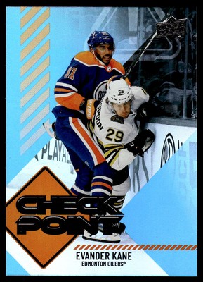 2024-25 Upper Deck Checkpoint Evander Kane Edmonton Oilers #CP-7