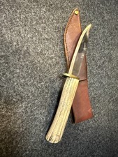 Vintage Frost Mora Sweden  Hunting Knife W/Leather Sheath  Rare