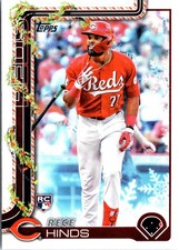 Rece Hinds 2025 Topps Holiday #H168 Rookie Cincinnati Reds