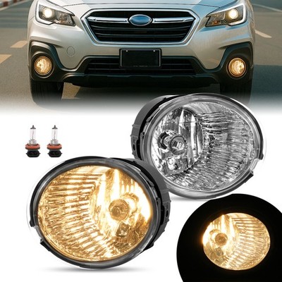 For Subaru Outback 2013 2014 2015-2019 Clear Lens Bumper Fog Lights Driving Lamp