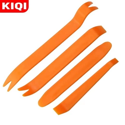 4 PCS CAR TRIM REMOVAL TOOL KIT PANEL DOOR PRY DASH INTERIOR CLIP SET PLASTIC - Image 1 of 4