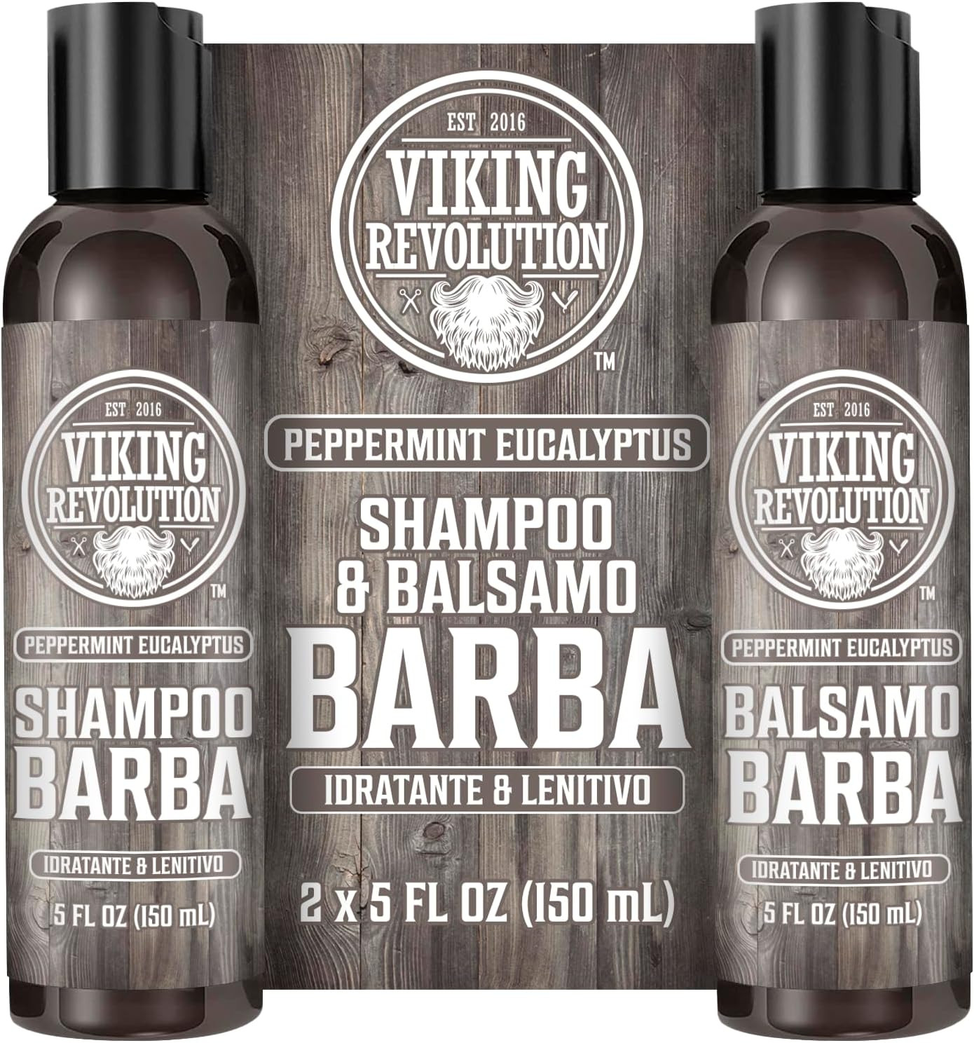 Set Regalo Barba Uomo Shampoo e Balsamo Oli Preziosi 2x150ml