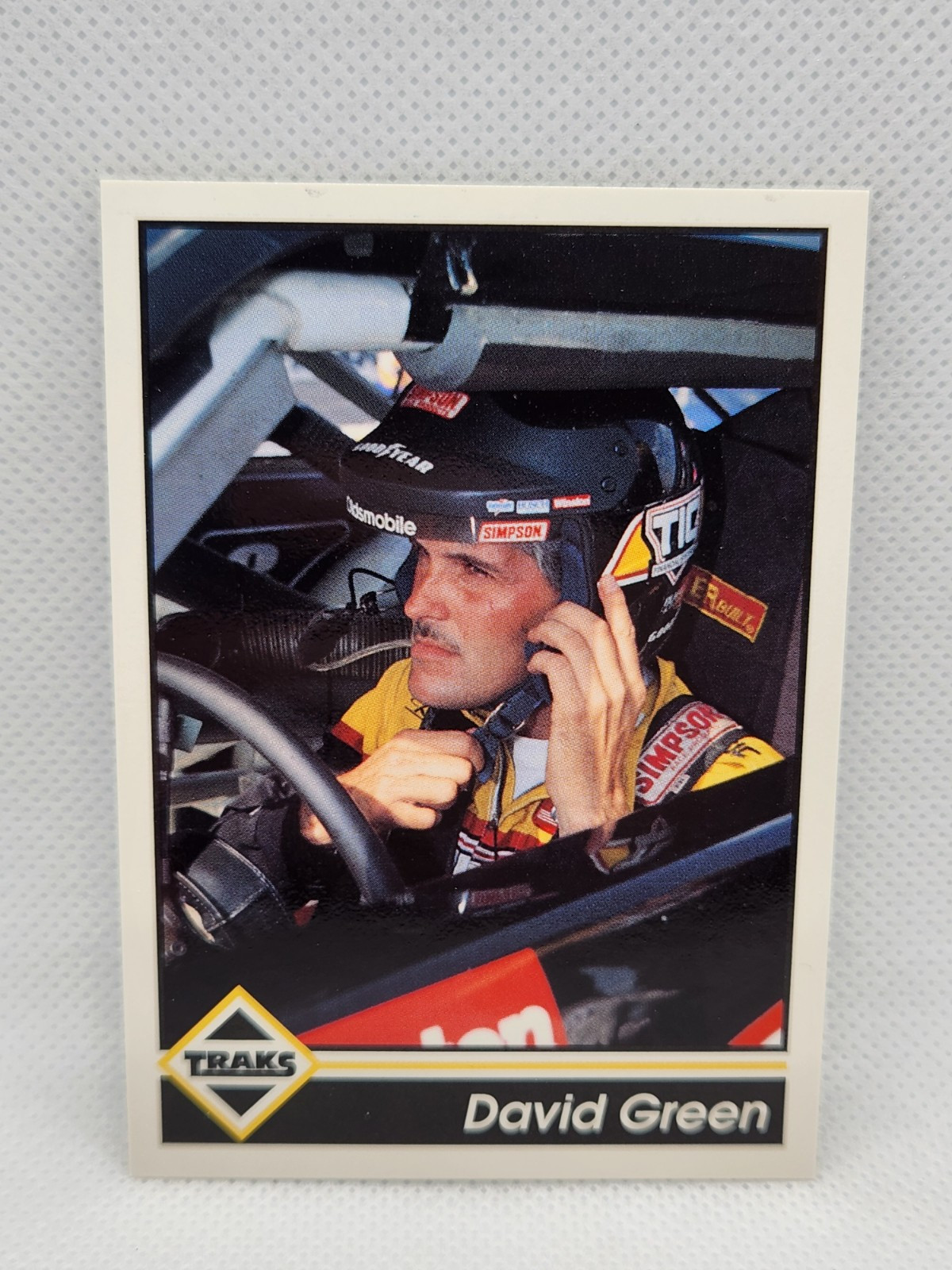 1992 Traks #108 David Green BGN Driver TIC Oldsmobile FILMAR