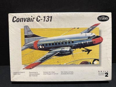 1/126 Scale Testors, Convair C-131 Airplane, Model Kit, #905, BN Sealed Box