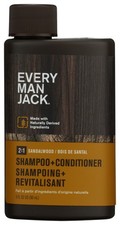 Every Man Jack Sandalwood Shampoo And Conditioner 2 In 1 3 Fl Oz