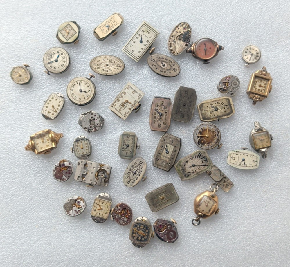 Ladies Monarch more Longines Vintage Elgin Fredland &amp; Lot watches &amp; Movements - vintagewatches.pk