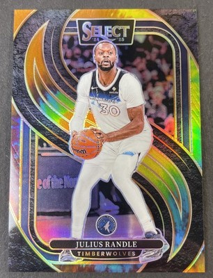2024-25 Panini Select - Premier Level Julius Randle #129 Tie-Dye Prizm /25