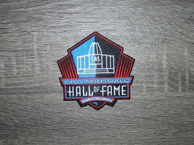Pro Football Hall of Fame Canton Ohio NFL Embroidered Iron On Patch 3.5'' x 3.5''
