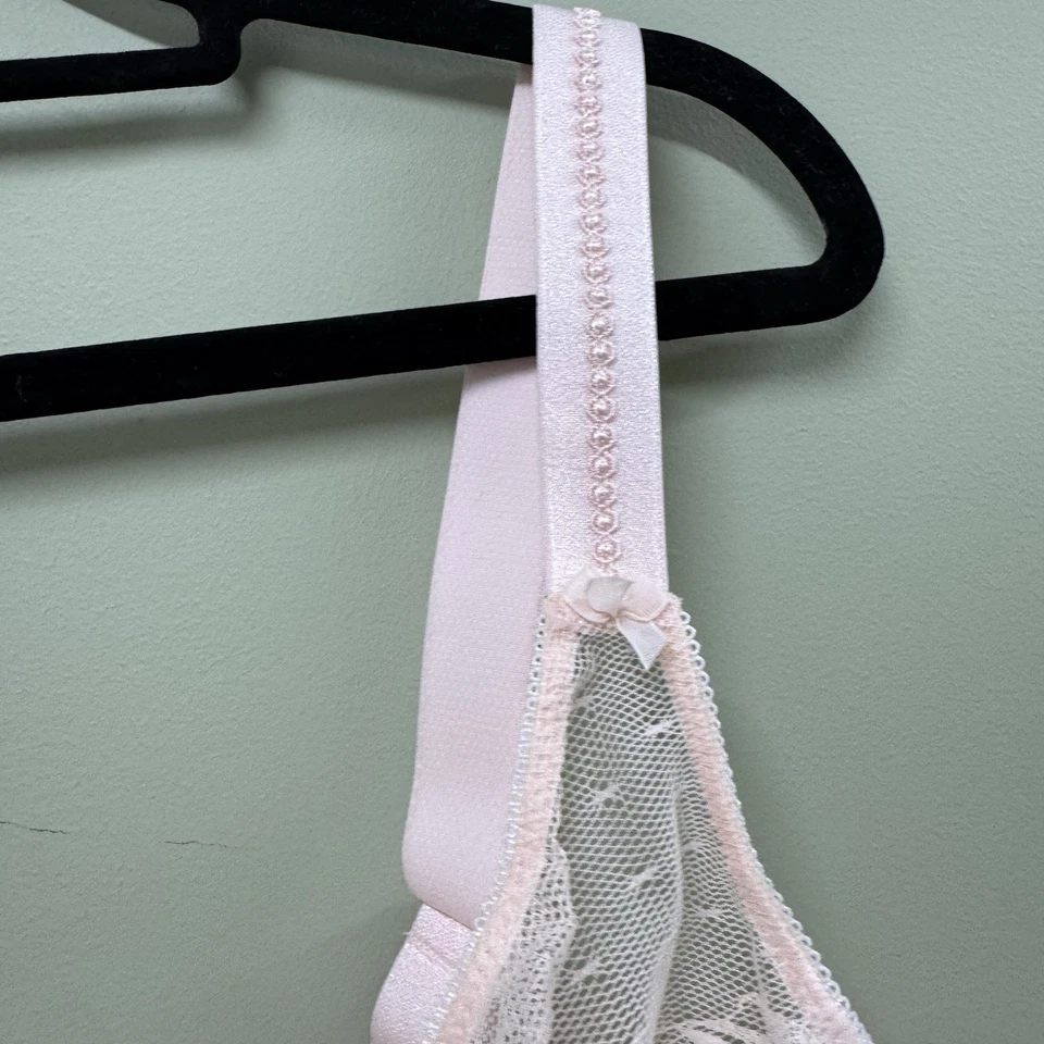 Prima Donna Divine Seamless Lace Balconette Underwire Pink Bra 44G - Image 4 of 4