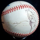 2003 CHICAGO CUBS TEAM (17) SAMMY SOSA, ARAMIS RAMIREZ AUTOGRAPHED OML BASEBALL
