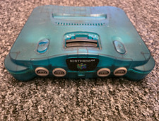 Nintendo 64 N64 Console Transparent Blue NUS-001
